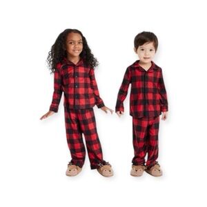 Wondershop Kid’s Premium Buffalo Checkered Flannel Pajama Set 12M